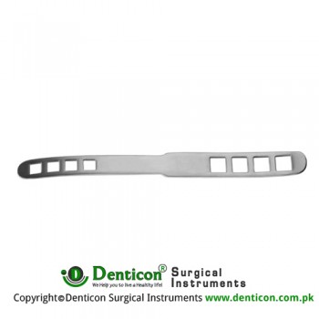 Bruenings Tongue Depressor Stainless Steel, 19 cm - 7 1/2" Blade Width 1 - Blade Width 2 19 mm - 15 mm 